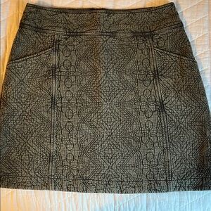 Anthropologie Pilcro  Textured Mini Skirt size 12